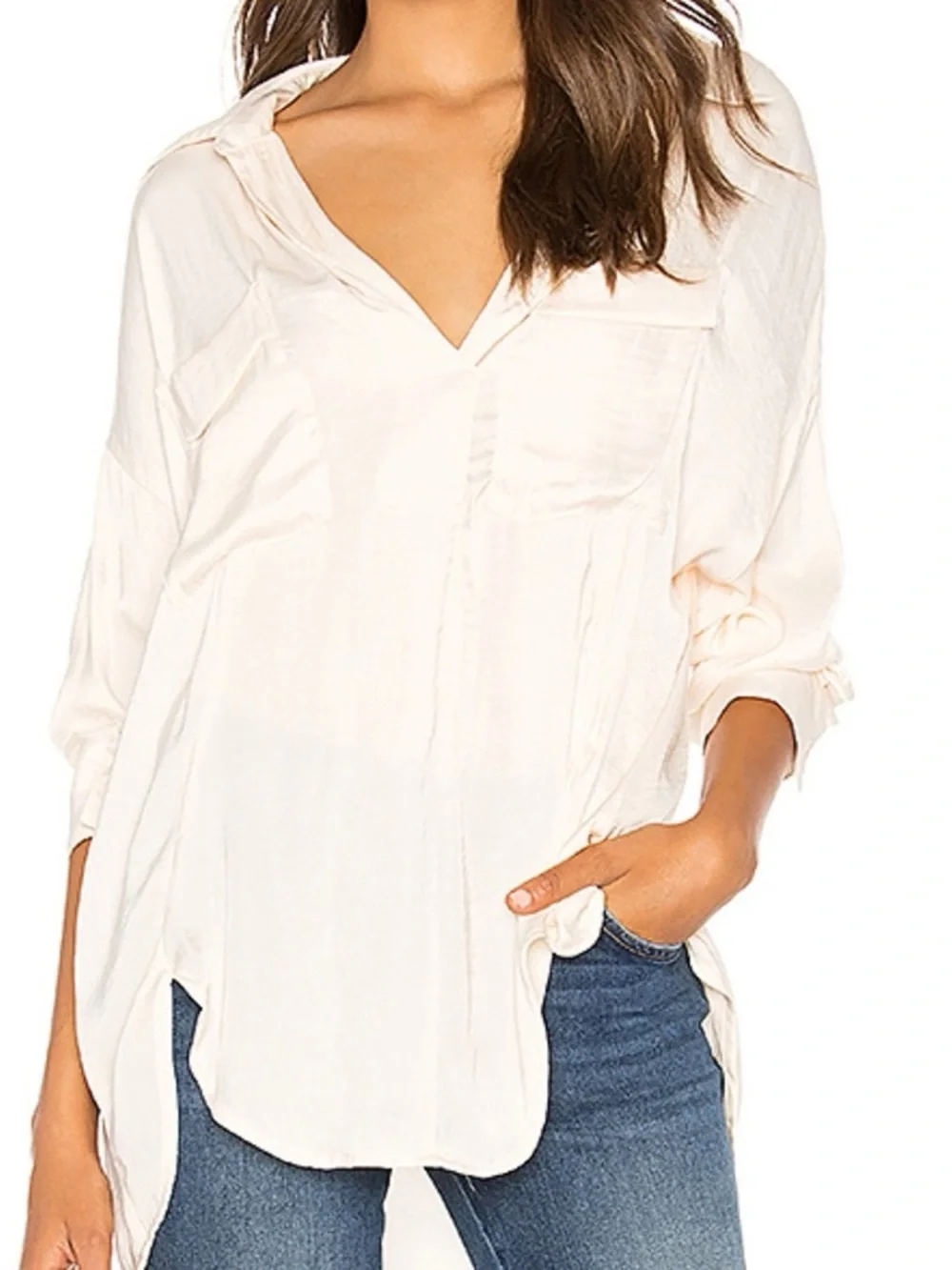 Free People Starry Dreams Oversized Pullover